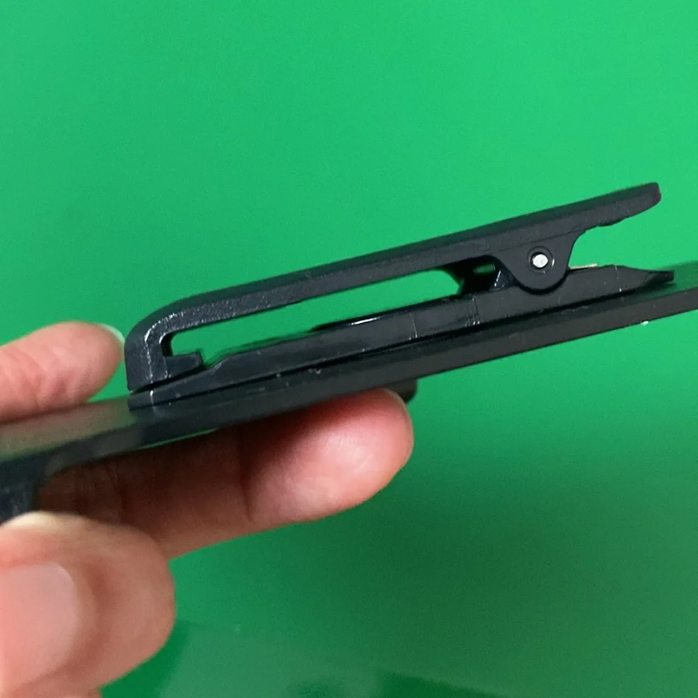 iPhone 6 black holster clip